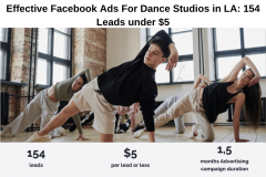 Effective Facebook Ads For Dance Studios in LA: 154 Leads under $5